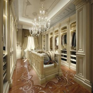 المدونة غرف ملابس فخمة