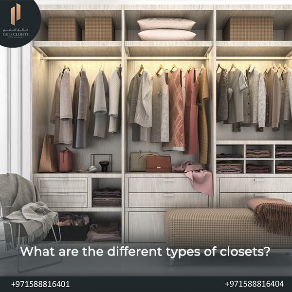 What are the different types of closets