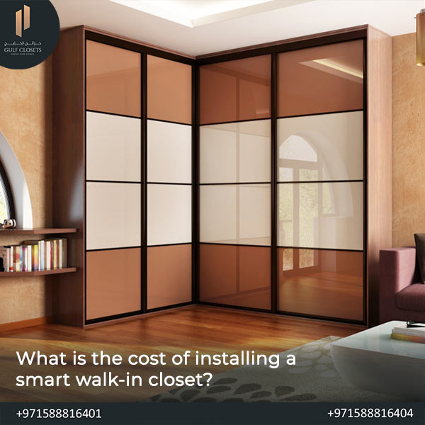 What is the cost of installing a smart walk-in closet?